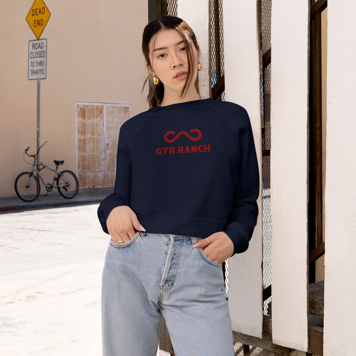 GYR Ranch Women's Cropped Fleece Pullover