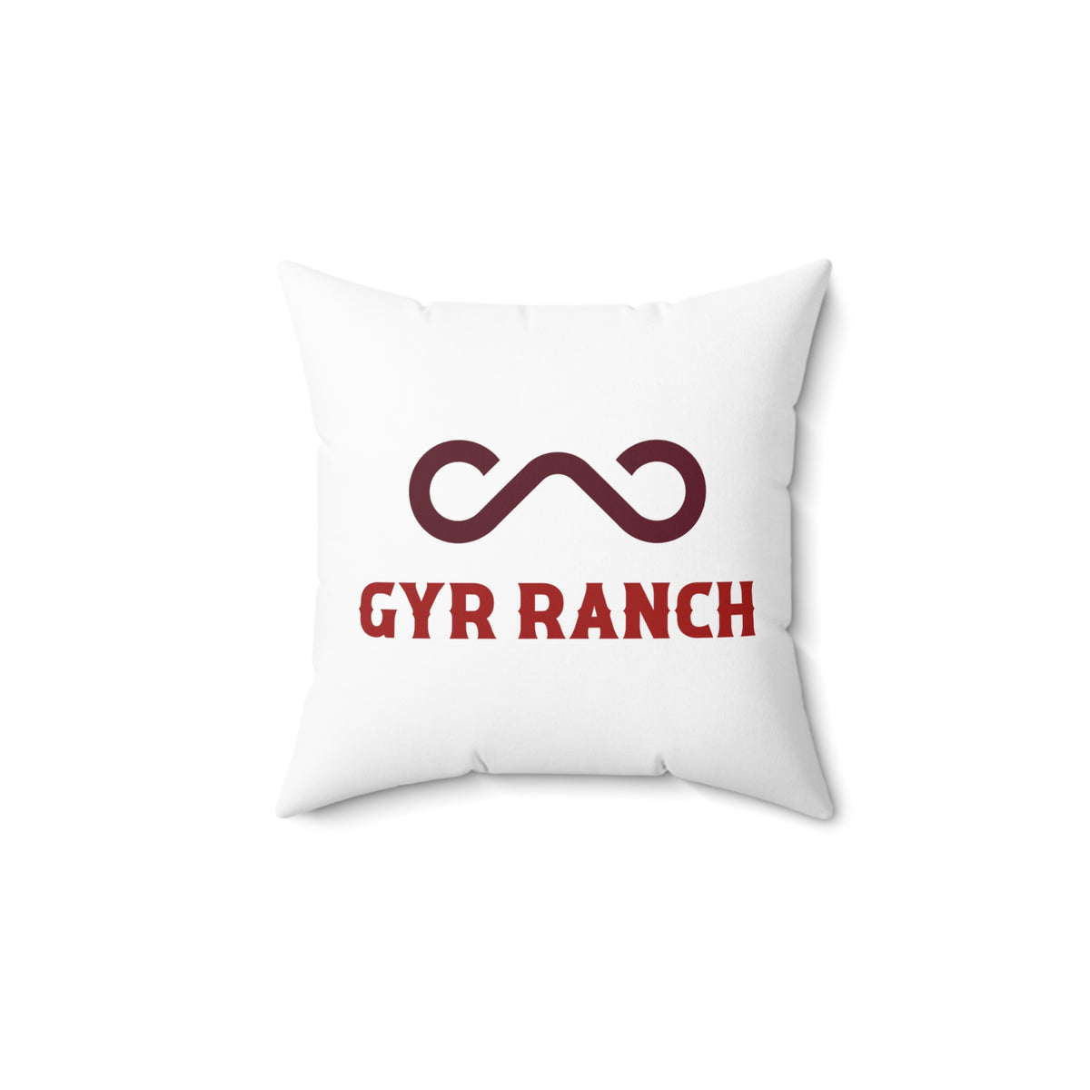 GYR Ranch Spun Polyester Square Pillow