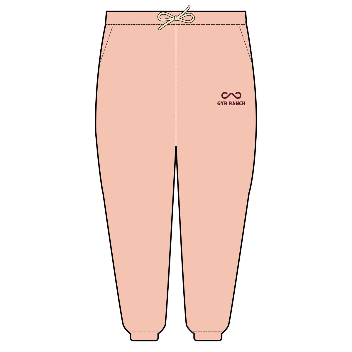 GYR Ranch Unisex Garment-Dyed Fleece Sweatpants