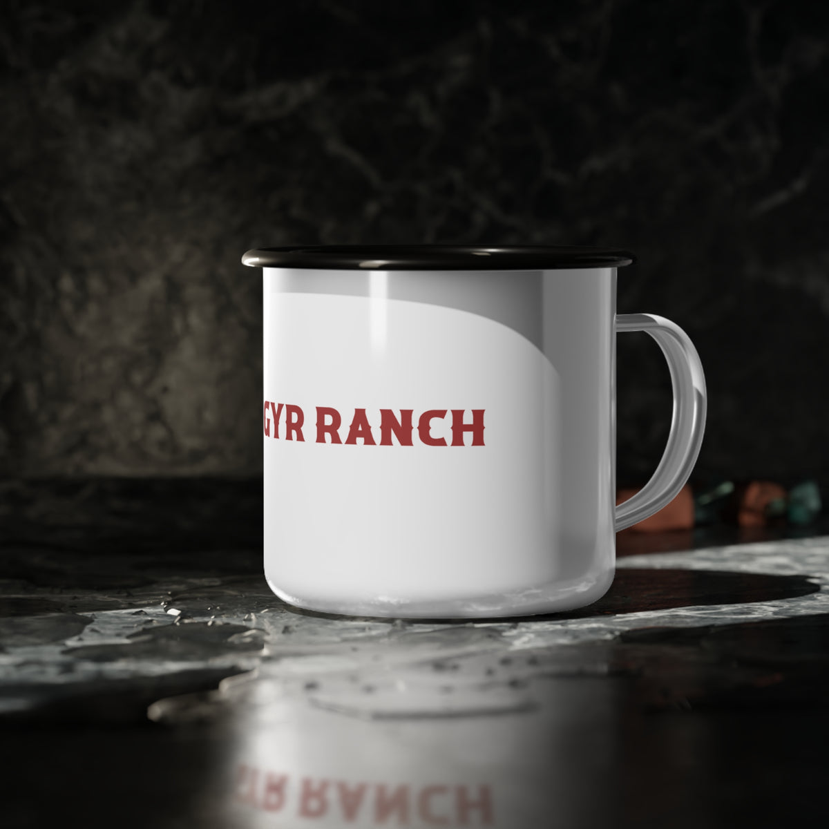 GYR RANCH Enamel Camp Cup